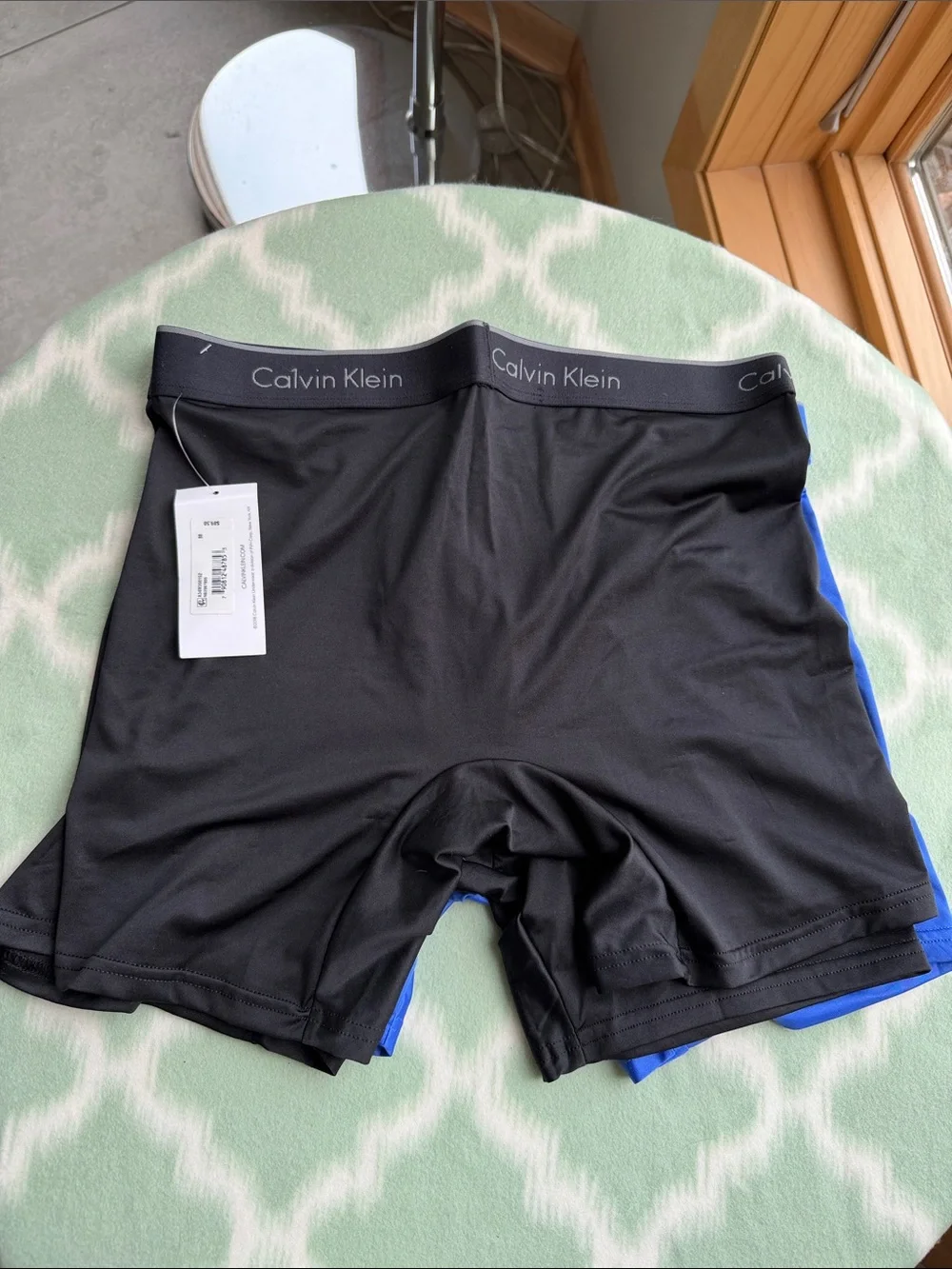 NWT 3 pack Calvin Klein Boxer Briefs Black and Blue men’s M